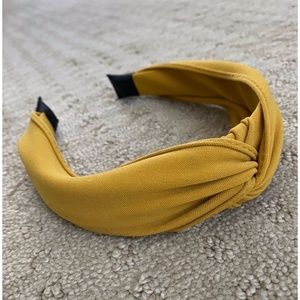 Knotted Headband, Mustard Yellow